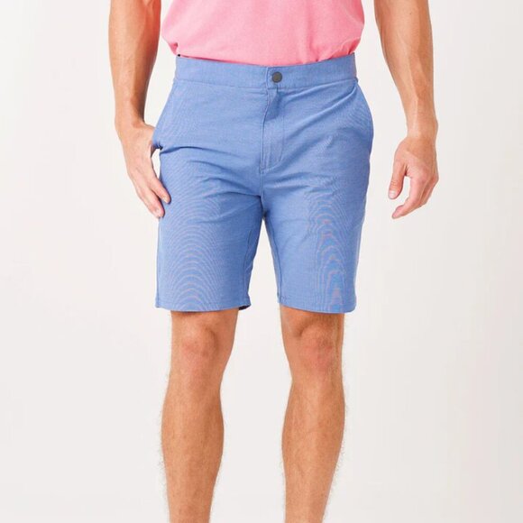 Johnnie-O Men’s Dawn 2 Dusk Hybrid Short, Shadow Gray/Blue, 36 - Picture 1 of 9